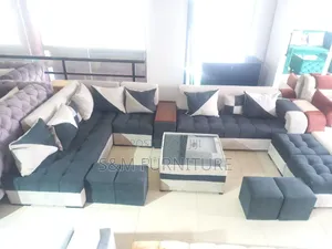 Affable L Shape Sofa. ሶፋ