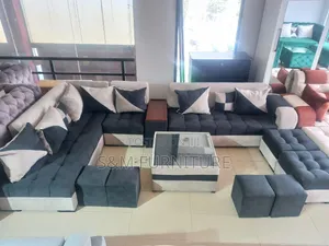 Affable L Shape Sofa. ሶፋ