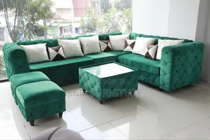 Cozy 9 Seater L Shape Sofa. ሶፋ