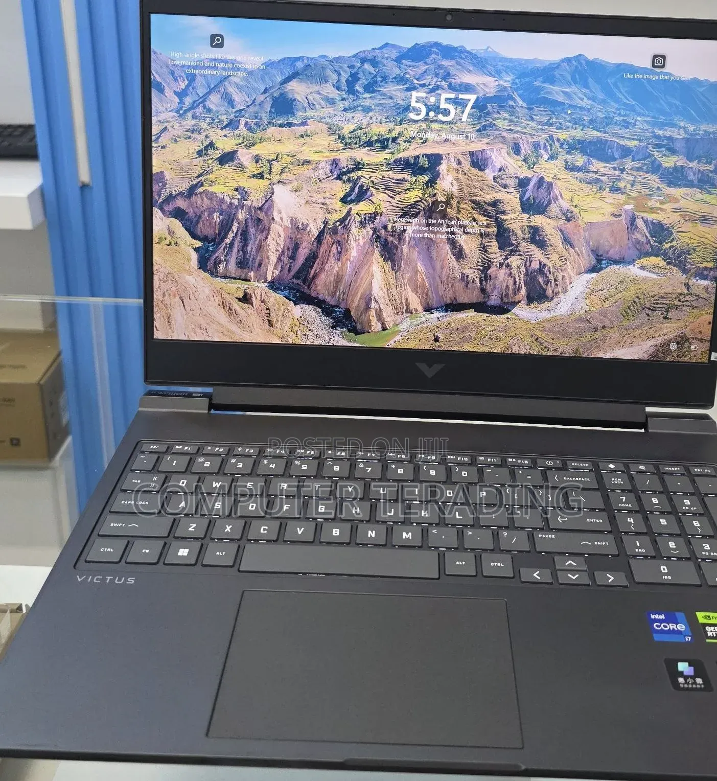 New Laptop HP Victus 16 16GB Intel Core i7 SSD 1T