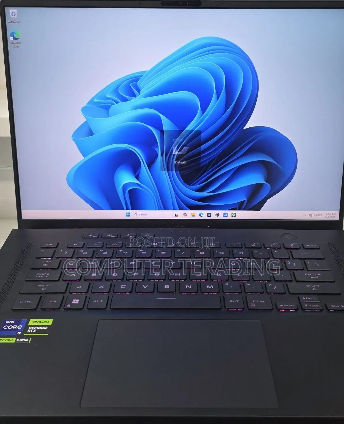 New Laptop Asus ROG Zephyrus G15 16GB Intel Core i9 SSD 1T
