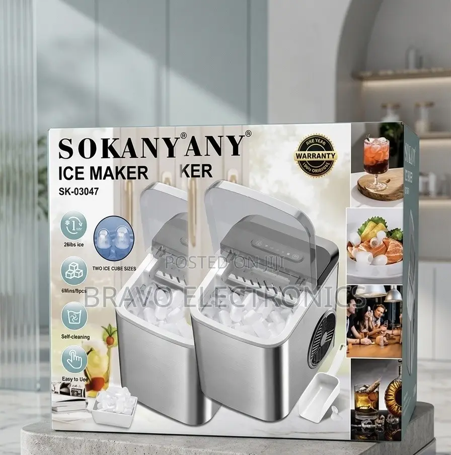ICE Maker Sokany 12kg Free Delivery