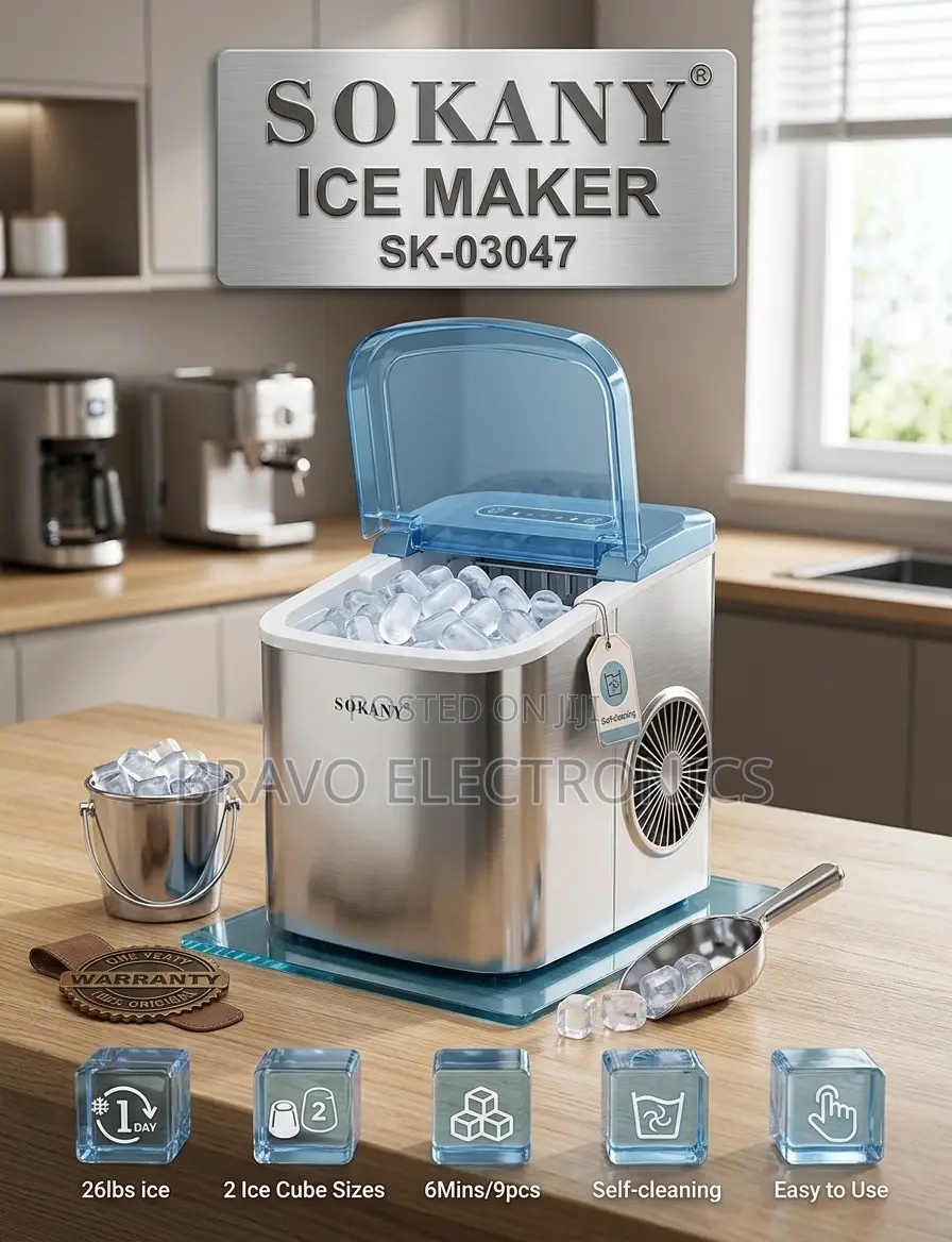 ICE Maker Sokany 12kg Free Delivery