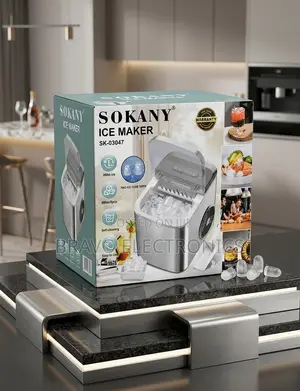 Sokany Ice Maker Portable Bullet Ice Making Machine በረዶ