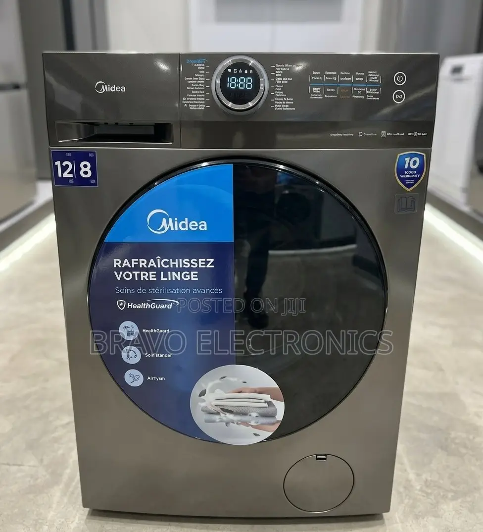 Midea 12/8kg Washer+ Dryer 100% Dryer