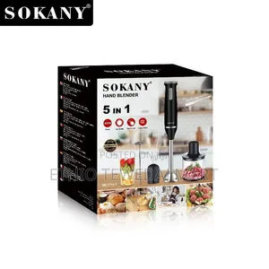 SOKANY Hand Blender With Stainless Steel Shaft and 800W