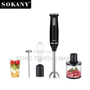 SOKANY Hand Blender With Stainless Steel Shaft and 800W