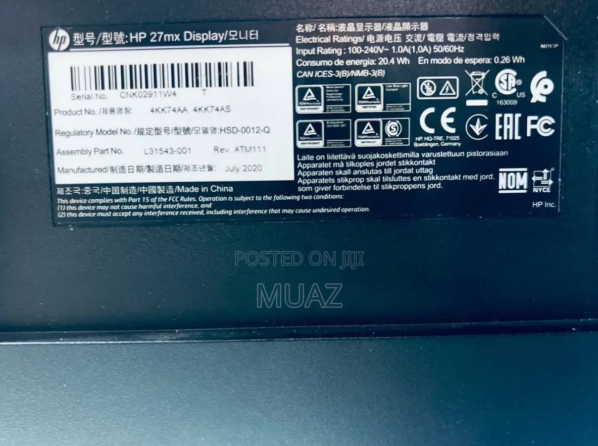 ⚡️ HP 27MX 27” Gaming Monitor – 144Hz ⚡️