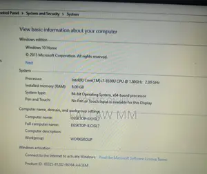 Laptop HP 15 8GB Intel Core i7 HDD 1T