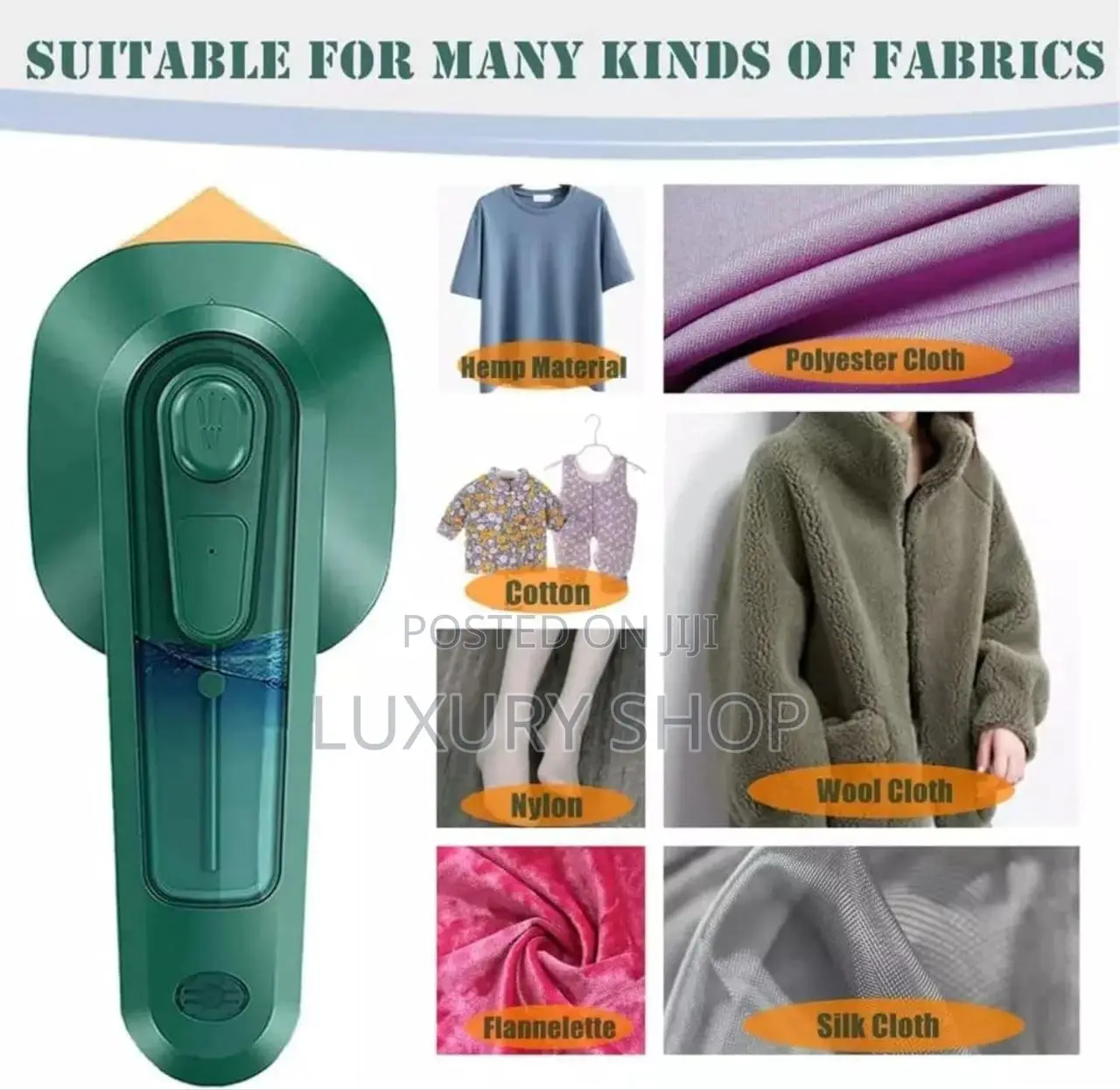 Portable Mini Steam Iron ልብስዎን ባሉበት ቦታ መተኮስ