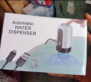 Automatic Water Dispenser በቀላሉ ውሀ ከጃር ወይም ከተለያዩ ዕቃዎች ውስጥ ያለምንም
