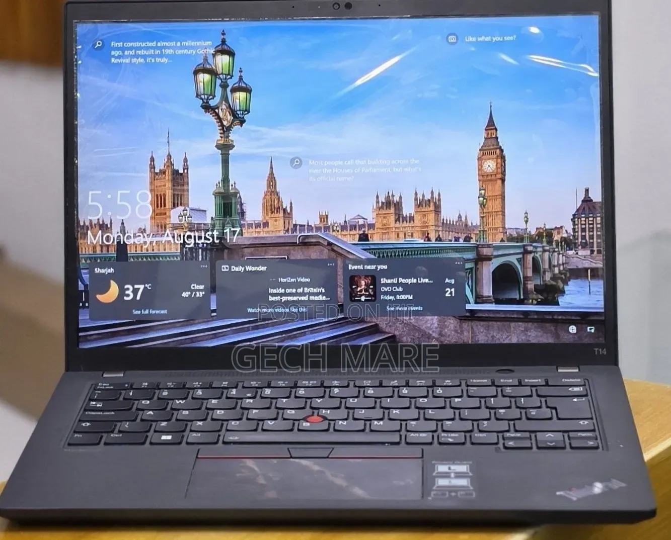 New Laptop Lenovo ThinkPad T14 16GB Intel Core i7 SSD 512GB
