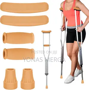 Underarm Crutches=裘beneath the Armpit and Holding the Grip