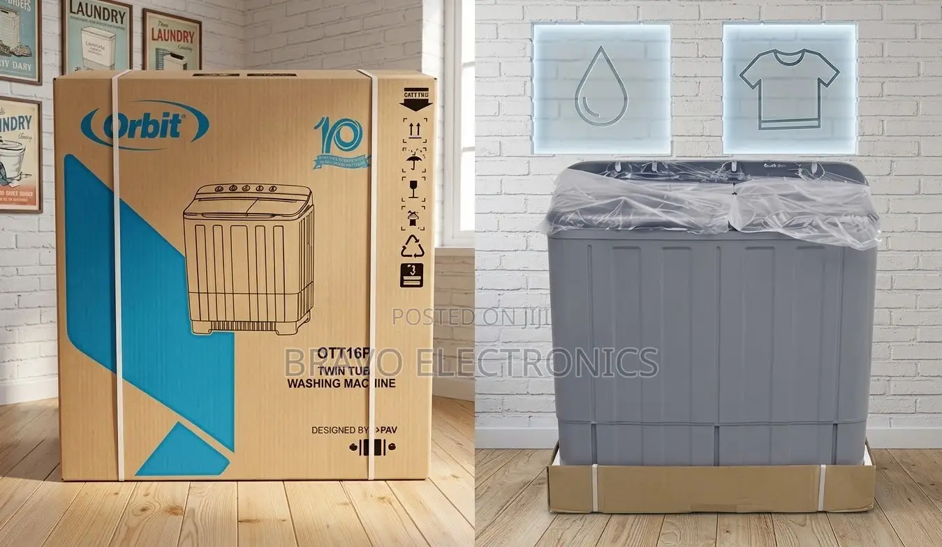 Orbit 16kg Twin Tub System for Efficient Washing and Spinning