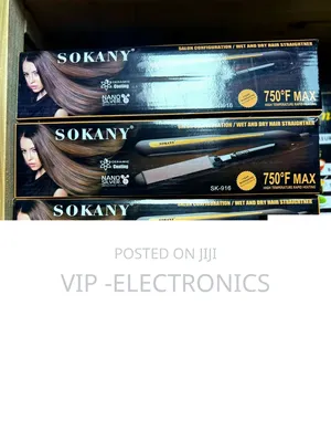 Sokany Wet and Dry Hair Straightener SK-916 - 750°F Max