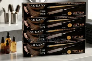 Sokany Hair Wet and Dry Straightener SK-916 - 750°F Max