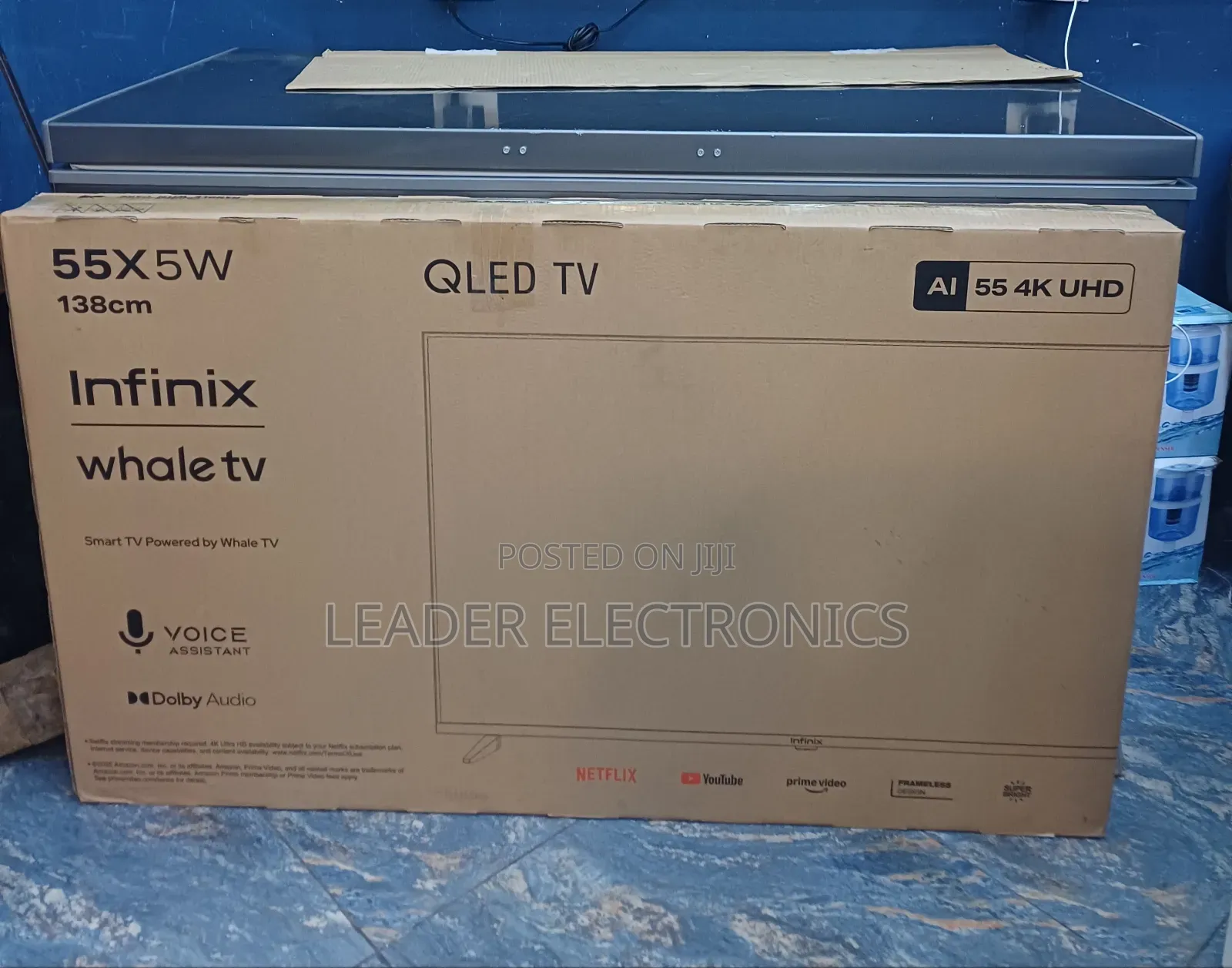 Infinix TV 55" Smart QLED 4K UHD – Dolby Audio | Premium Home