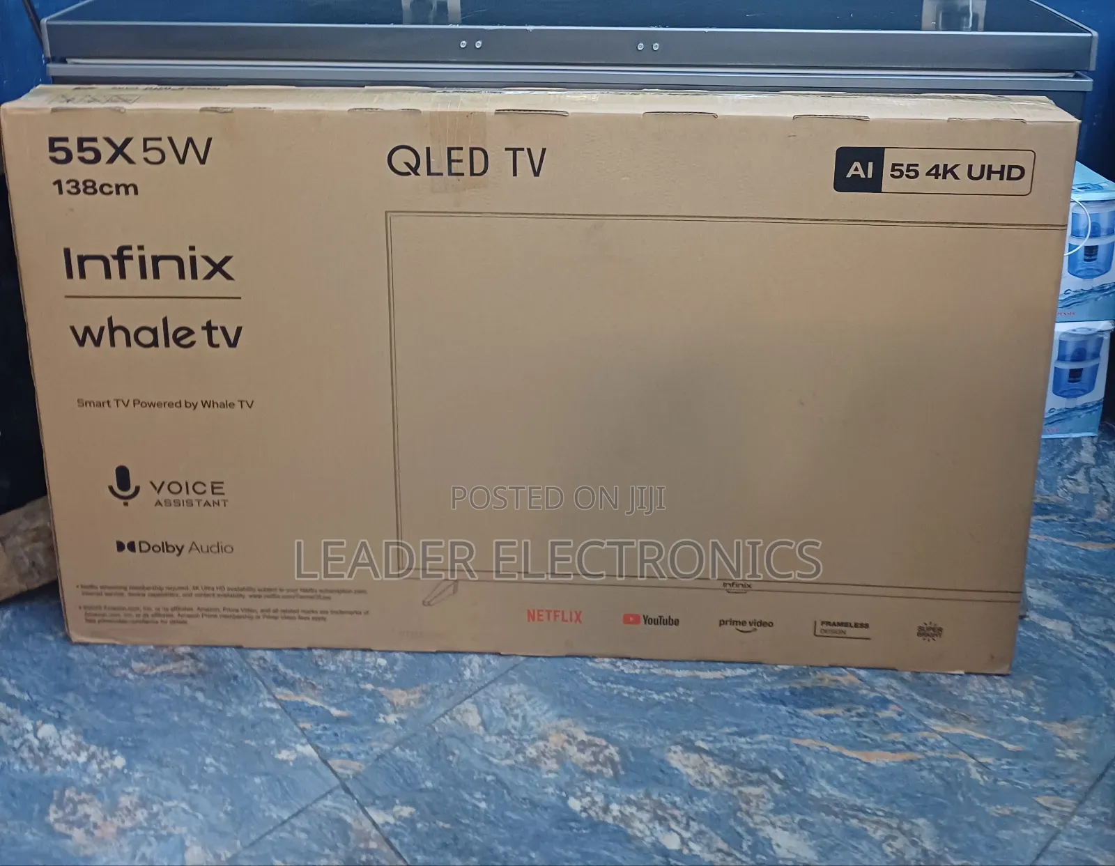 Infinix TV 55" Smart QLED 4K UHD – Dolby Audio | Premium Home