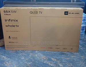 Infinix TV 55" Smart QLED 4K UHD – Dolby Audio | Premium Home