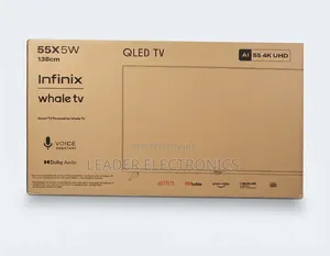 Infinix TV 55" Smart QLED – 4K UHD | Dolby Audio | Stunning Picture