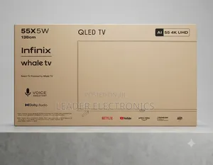 Infinix TV 55" Smart QLED – 4K UHD | Dolby Audio | Stunning Picture