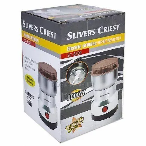Silvers Criest Coffe Grinder – 1000W Power!