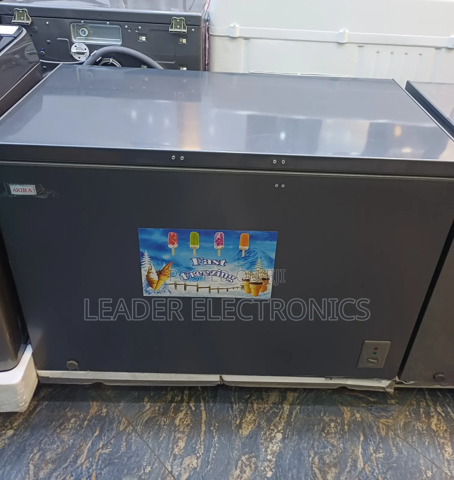Akira Chest Freezer 440L – Large Capacity | Powerful Cooling & Reliabl