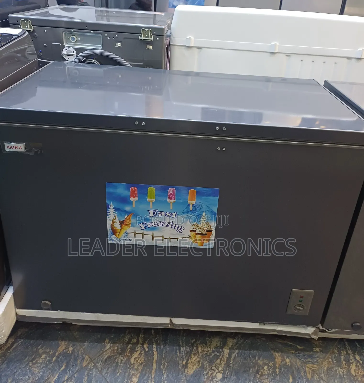Akira Chest Freezer 440L – Large Capacity | Powerful Cooling & Reliabl