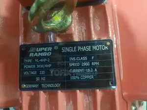 Single Phase Moter Supper Rambo 100%copper Germany