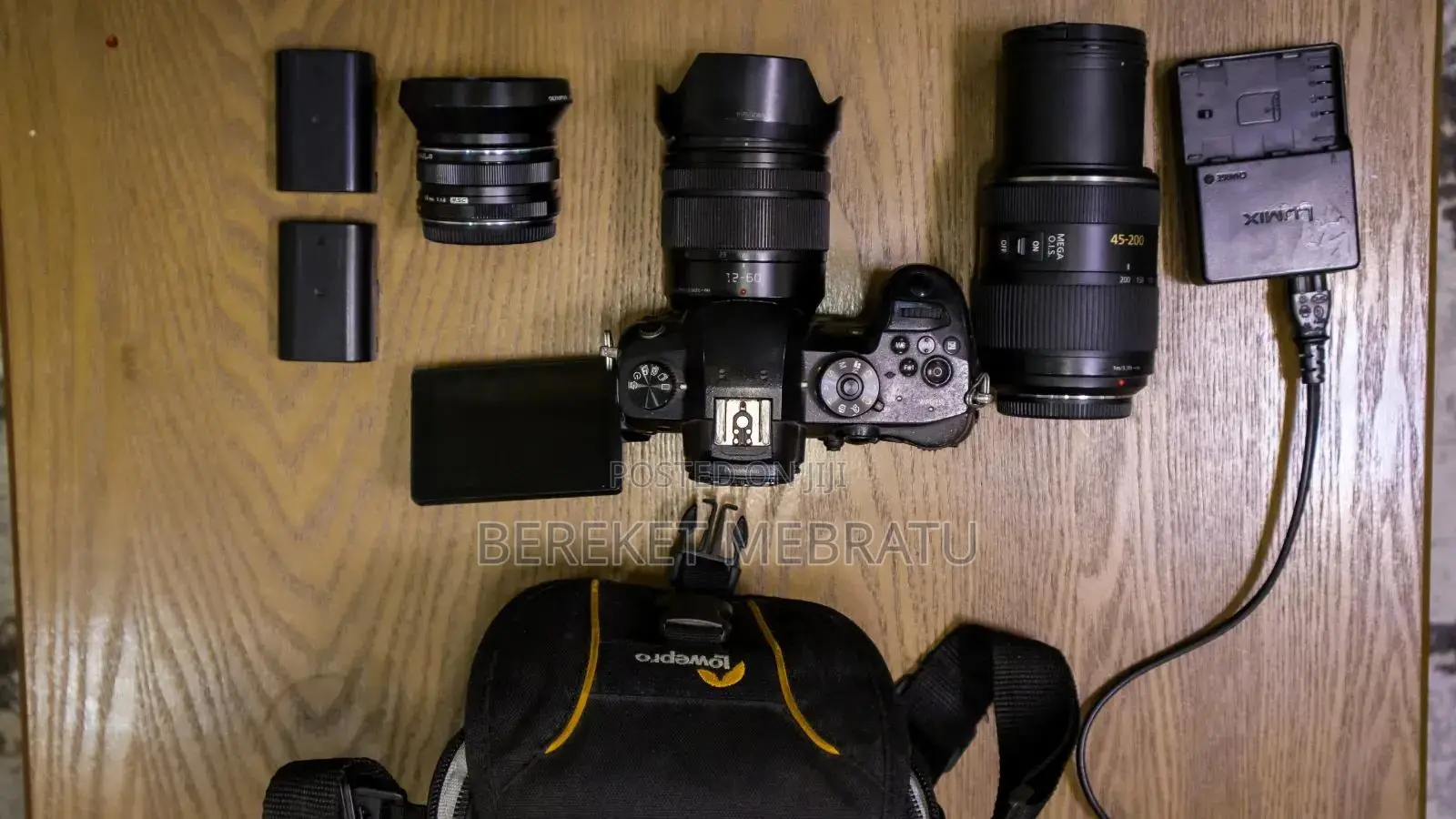 Camera With Video Production Accessories