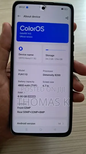 New Oppo Reno 256 GB Green