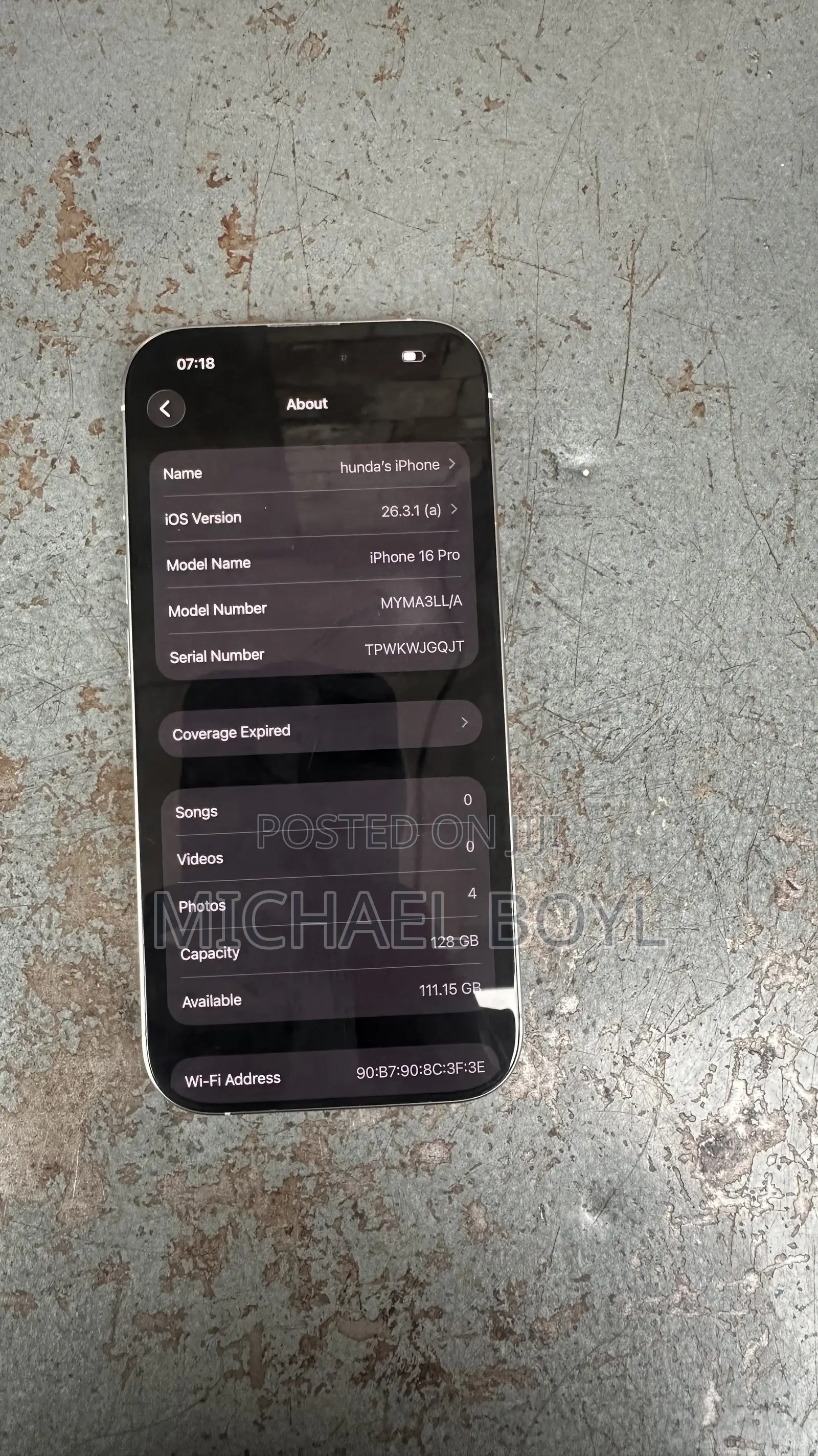 Apple iPhone 16 Pro 128 GB White