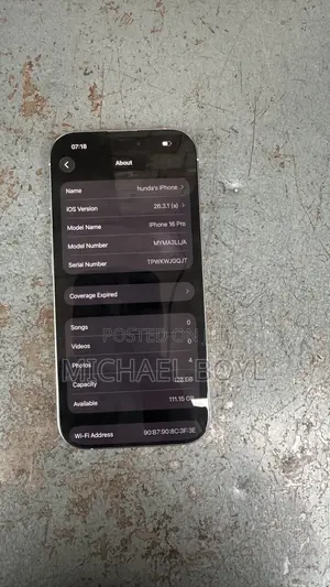 Apple iPhone 16 Pro 128 GB White