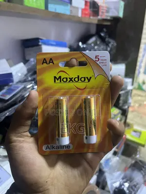 Maxday AA 1.5V Alkaline Battery (2 Pack) / Original ቻርጅ የማይደረግ የAA ባትሪ