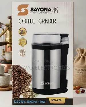 Sayona Coffee Grinder – SCG-222 የቡና ፍሬን እና ደረቅ ቅመማቅመም በፍጥነት ለመፍጨት የተሰራ