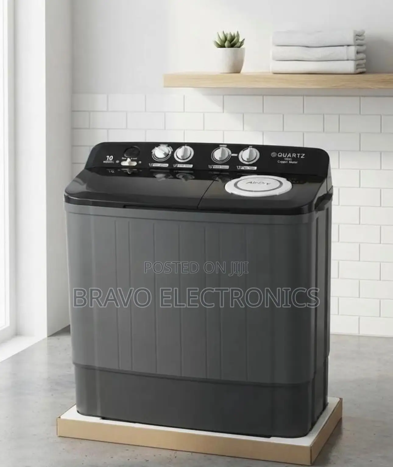 Quartz Semi Automatic 16kg Twin Turbe Washer