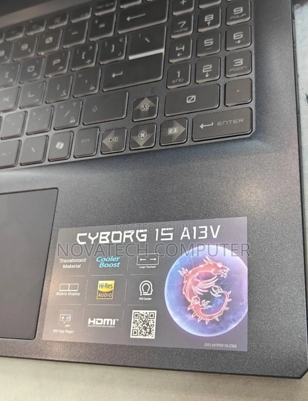 Laptop MSI Cyborg 15 16GB Intel Core i7 SSD 1T