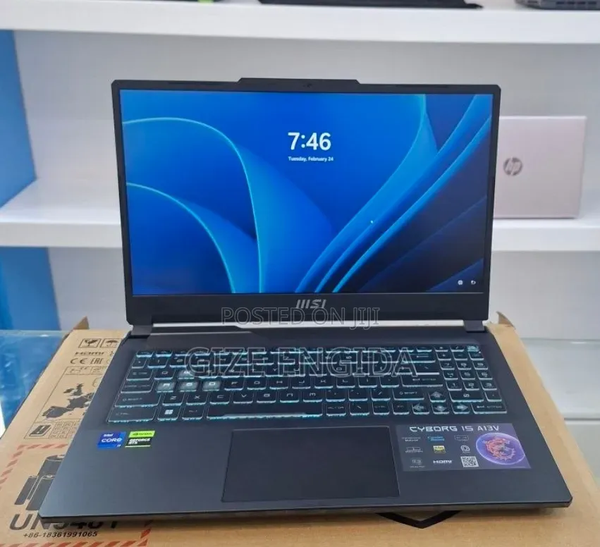 New Laptop MSI Cyborg 15 16GB Intel Core i7 SSD 1T
