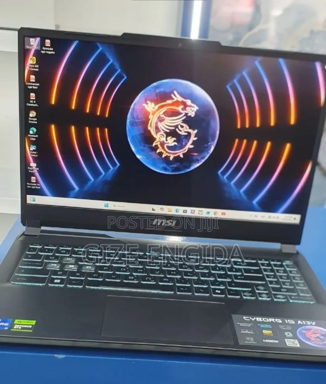 New Laptop MSI Cyborg 15 16GB Intel Core i7 SSD 1T