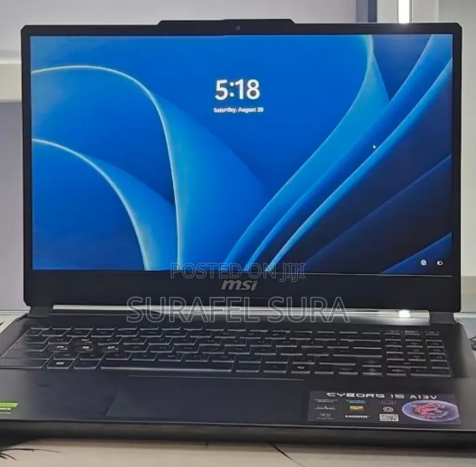 New Laptop MSI Cyborg 15 16GB Intel Core i7 SSD 1T