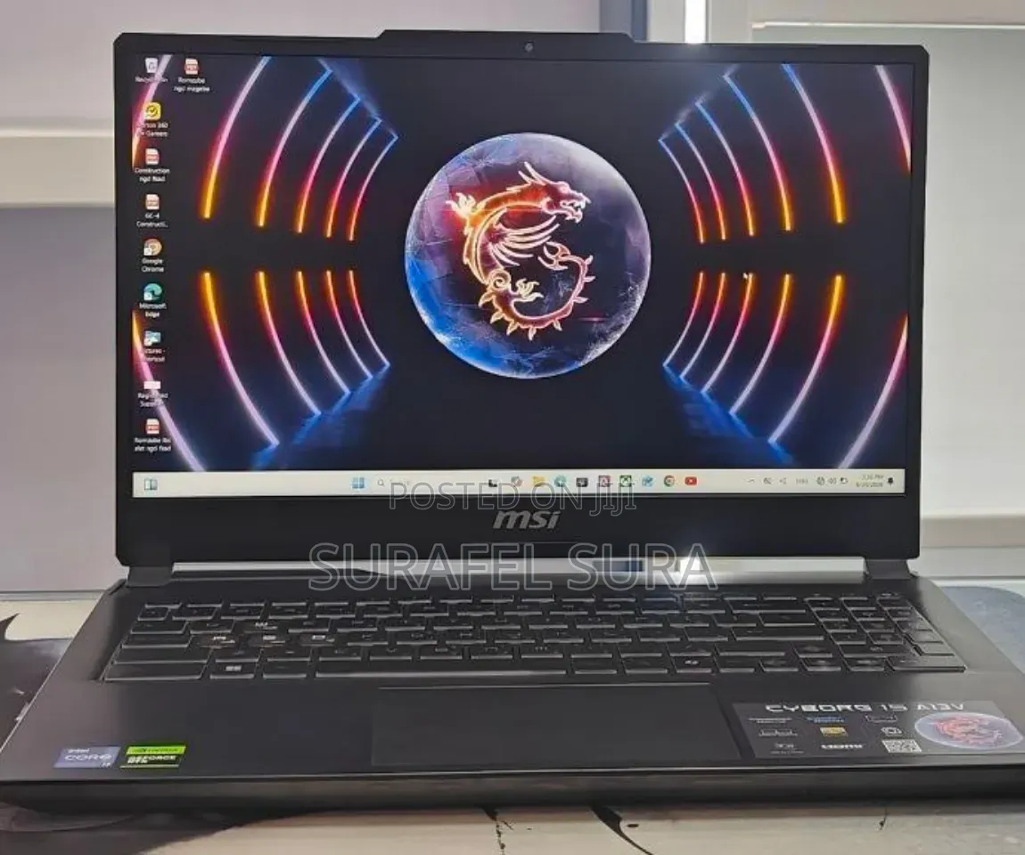 New Laptop MSI Cyborg 15 16GB Intel Core i7 SSD 1T