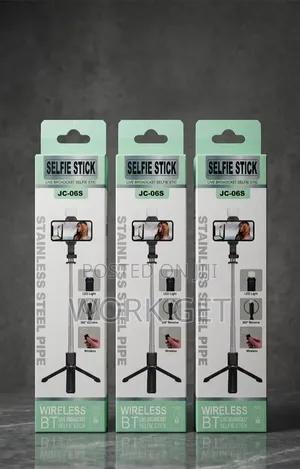 Bluetooth Selfie Stick JC-06S
With Tripod Base,