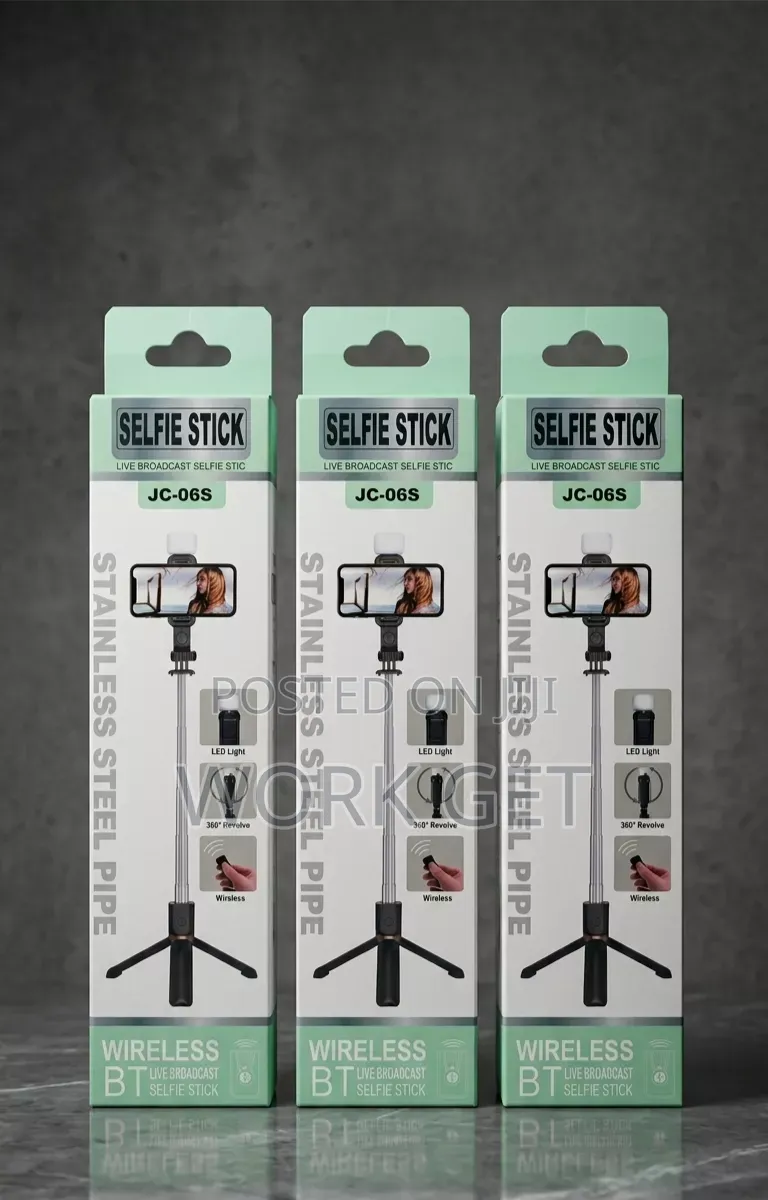 Bluetooth Selfie Stick JC-06S
With Tripod Base,