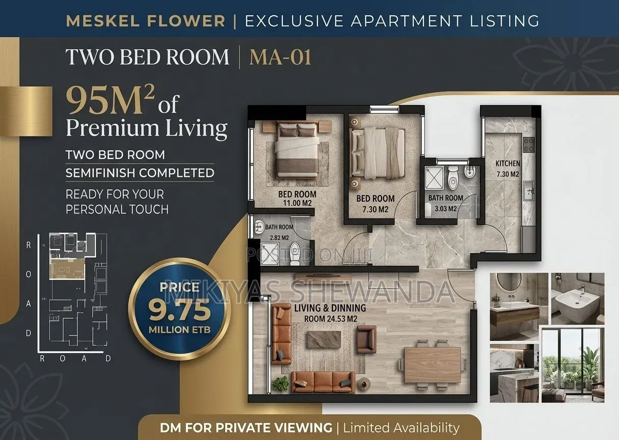 2bdrm Apartment in Compass Properties, Bole for sale