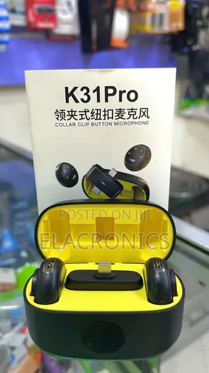 ✨ K31Pro Wireless Collar Clip Microphone