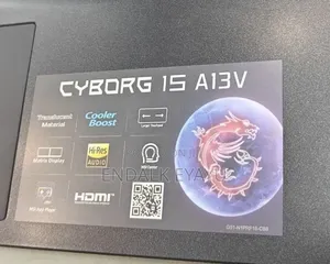 New Laptop MSI Cyborg 15 16GB Intel Core i7 SSD 1T