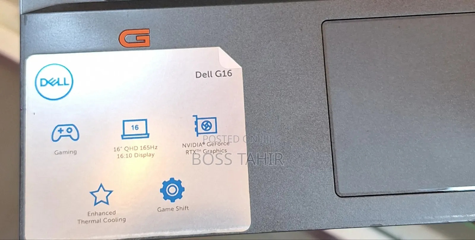 New Laptop Dell G16 7620 16GB Intel Core i7 SSD 512GB