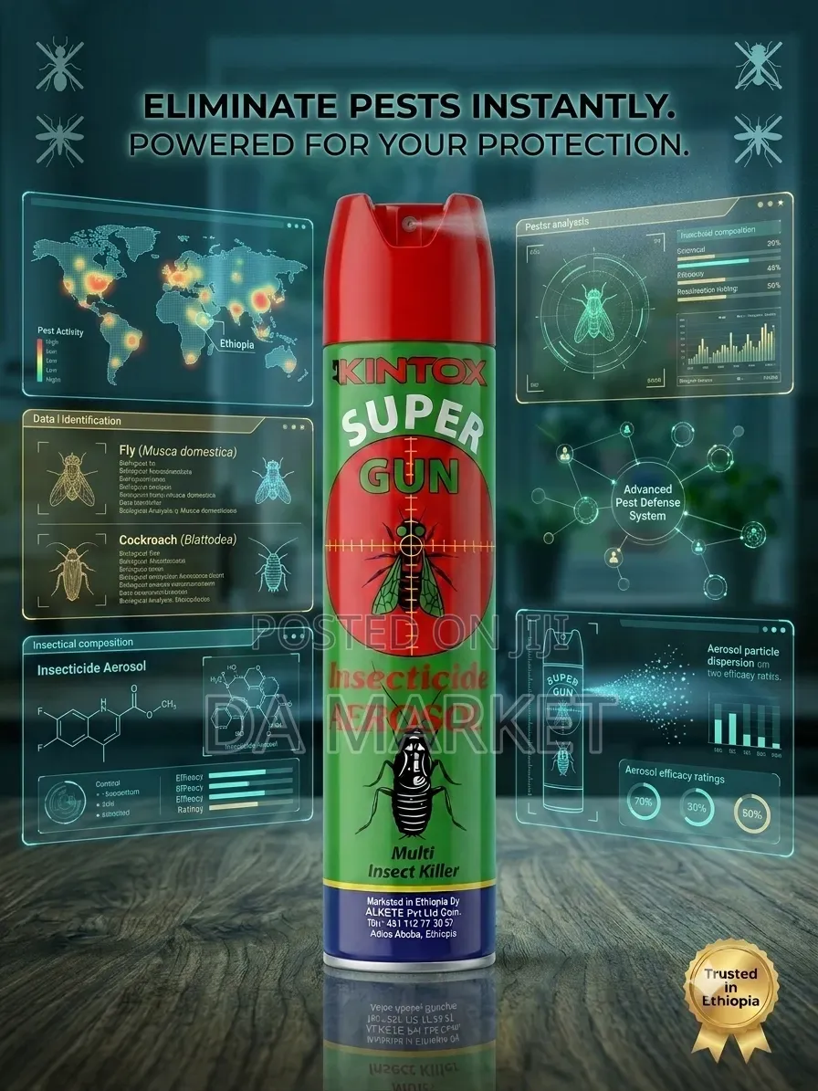 Kintox Super Gun Insecticide Aerosol Multi Insect Killer
