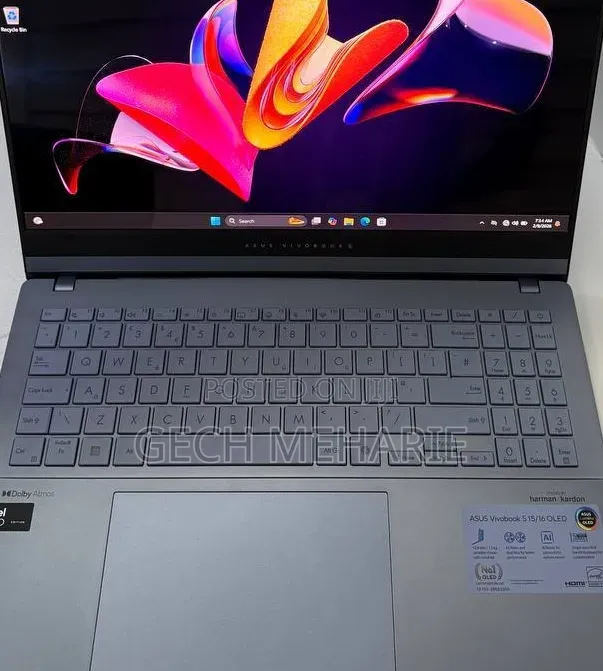 New Laptop Asus Vivobook 16 OLED 32GB Intel Core Ultra 9 SSD 512GB