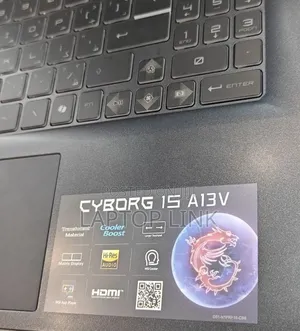 New Laptop MSI Cyborg 15 8GB Intel Core i7 SSD 1T